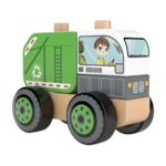 Hape Развивающая игрушка 3в1 Jadore Спецтехника "Мусоровоз"