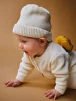 Loomknits Шапочка вязаная экрю — изображение 5