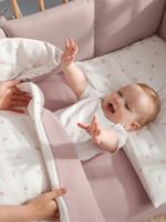 Perina Комплект постельного белья Muslin лето розовое/мокко 120х60 см — изображение 3