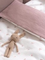 Perina Комплект постельного белья Muslin лето розовое/мокко 120х60 см — изображение 5