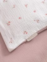 Perina Комплект постельного белья Muslin лето розовое/мокко 120х60 см — изображение 7