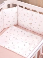Perina Комплект постельного белья Sleepy розовый 100х70см — изображение 2