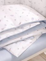 Perina Комплект постельных принадлежностей Sleepy голубой 120х60см — изображение 9