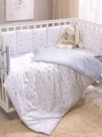 Perina Комплект постельных принадлежностей Sleepy голубой 120х60см — изображение 11