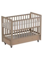 Antemi Кроватка Classic Sleep с ящиком и универсальным маятником капучино
