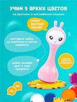 Alilo Интерактивная музыкальная игрушка Умный Зайка R1 розовый — изображение 5