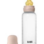 BIBS Бутылочка из полипропилена в наборе с латексной соской 270мл Blush