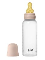 BIBS Бутылочка из полипропилена в наборе с латексной соской 270мл Blush