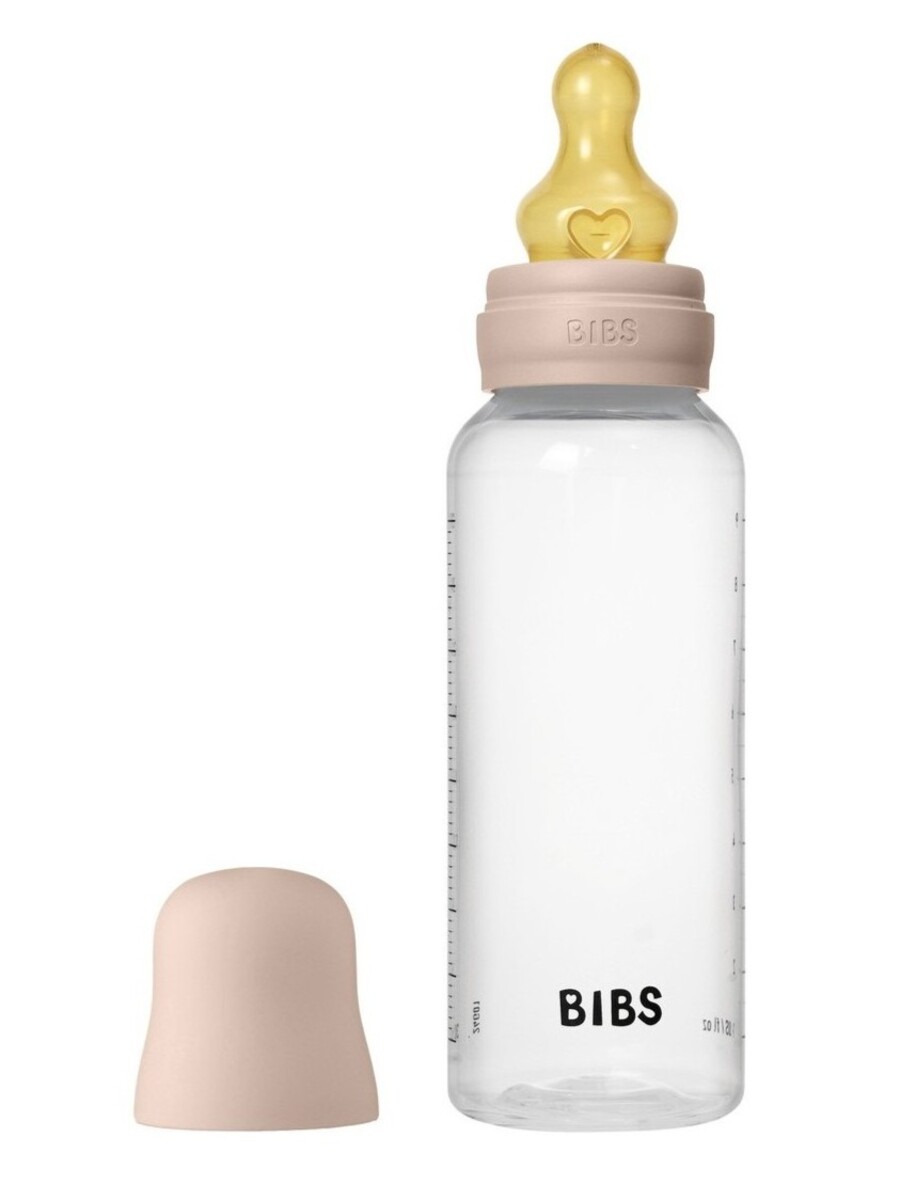 BIBS Бутылочка из полипропилена в наборе с латексной соской 270мл Blush BIBS Бутылочка из полипропилена в наборе с латексной соской 270мл Blush — изображение 1