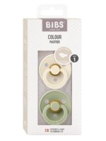 BIBS Набор из 2-х пустышек Colour Latex Anatomical Ivory/Sage 0-6 месяцев — изображение 4