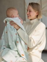 Buba Kids Набор из 3-х фланелевых пеленок Тихий океан/речная вода/сливочный 95х115см — изображение 4