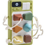 Happy Baby Бизиборд Sockets Light Green