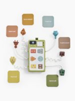 Happy Baby Бизиборд Sockets Light Green — изображение 3