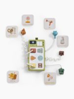 Happy Baby Бизиборд Sockets Light Green — изображение 4