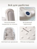 Happy Baby Набор для купания Chillas Pro Grey — изображение 7