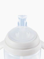 Happy Baby Поильник с трубочкой и ручками Light Gray 360мл — изображение 4