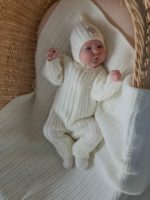 Наследник Выжанова Комплект Колосок (комбинезон, шапка) экрю — изображение 5