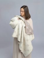 Наследник Выжанова Одеяло-плед Наследникъ экрю/кофе 140х100см — изображение 9