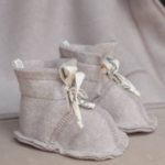 Наследник Выжанова Пинетки из флиса бежевые