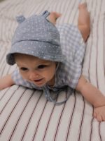 ToucanKids Боди из муслина клетка голубая — изображение 4