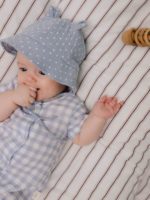 ToucanKids Боди из муслина клетка голубая — изображение 5