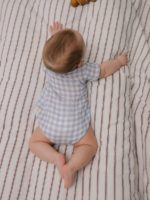 ToucanKids Боди из муслина клетка голубая — изображение 8