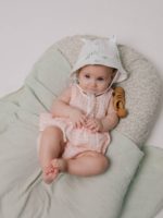 ToucanKids Боди-платье из муслина клетка розовая — изображение 7
