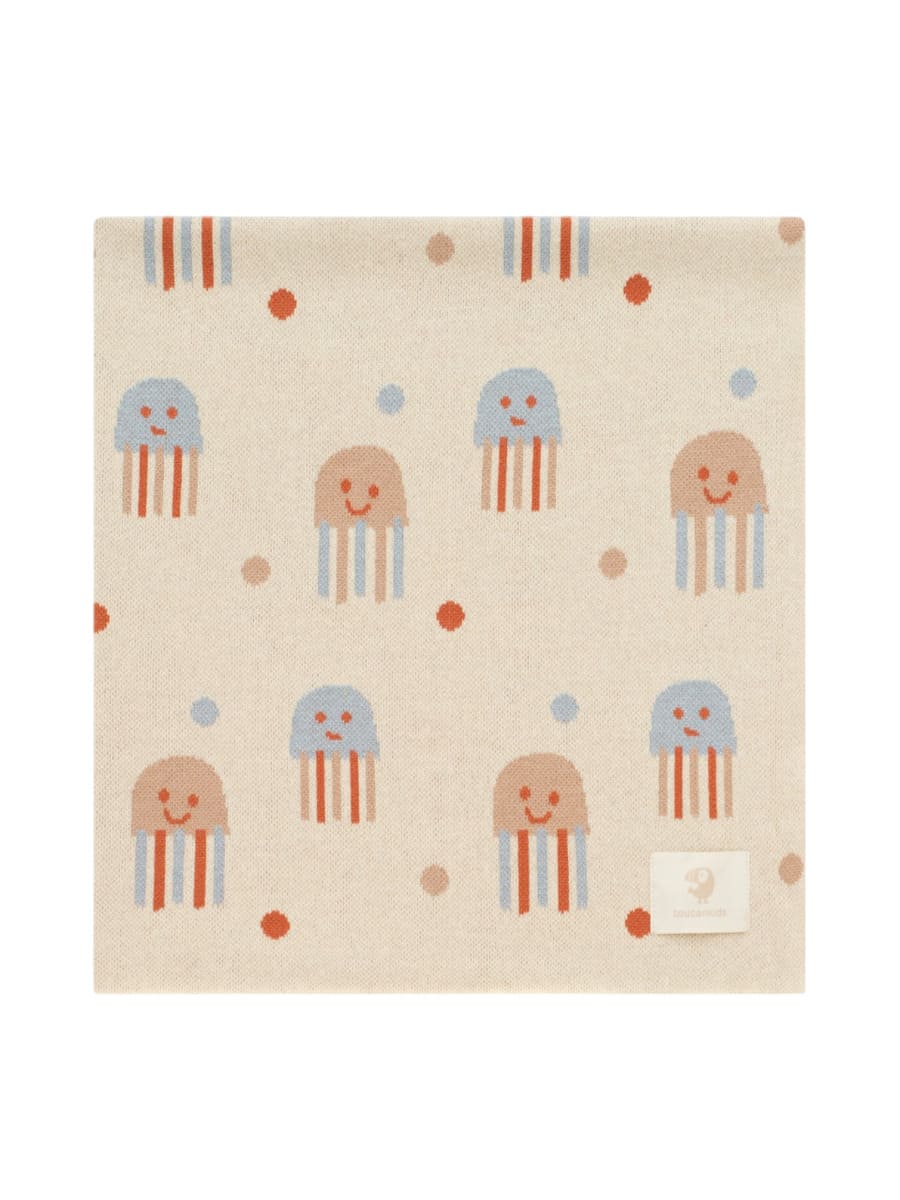 ToucanKids Плед вязаный Simple медузы 90х90см ToucanKids Плед вязаный Simple медузы 90х90см — изображение 1