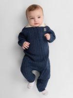 Happy Baby Комбинезон вязаный черный