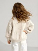Mimibaby Кардиган Оленёнок узор молочный — изображение 5