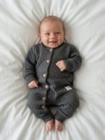 Mimibaby Комбинезон из капитония графитовый