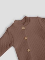 Mimibaby Комбинезон из капитония кофейный — изображение 5