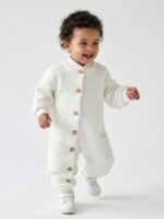 Mimibaby Комбинезон из капитония молочный — изображение 4