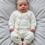 Mimibaby Комбинезон из капитония молочный