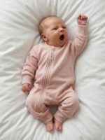 Mimibaby Комбинезон на молнии пудровый — изображение 2