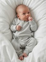 Mimibaby Комбинезон на молнии серый — изображение 2