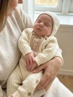 Mimibaby Комплект (комбинезон, шапочка, пинетки) Оленёнок молочный — изображение 3