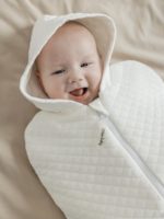 Mimibaby Пеленальный кокон c капюшоном молочный — изображение 2