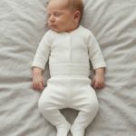 Mimibaby Ползунки с закрытыми ножками молочные