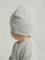 Mimibaby Шапка без отворота из кашкорсе серая — изображение 4