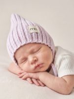 Mimibaby Шапка из хлопка Эльф лавандовая — изображение 2