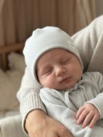 Mimibaby Шапочка на завязках из кашкорсе серая — изображение 5