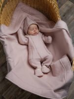 Наследник Выжанова Комбинезон из флиса с капюшоном пудра — изображение 3