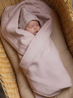 Наследник Выжанова Плед флисовый пудра 95х95см