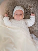 Наследник Выжанова Плед гладкий с кружевом 95х110см — изображение 5
