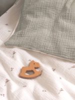 Perina Комплект постельного белья Muslin гуси/шалфей 120х60 см — изображение 5