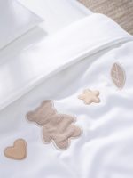 Perina Комплект постельных принадлежностей Teddy Sateen Collection белый 100х70 см — изображение 8
