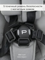 Pituso Трехколесный складной велосипед с сумкой Leve Pro серый — изображение 13