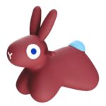 Quut Игрушка-попрыгун Hoppi Bouncing Bunny бордовый