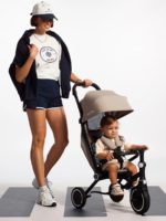 Smartrike Трехколесный складной велосипед-коляска Wonder Max Stone Beige — изображение 3